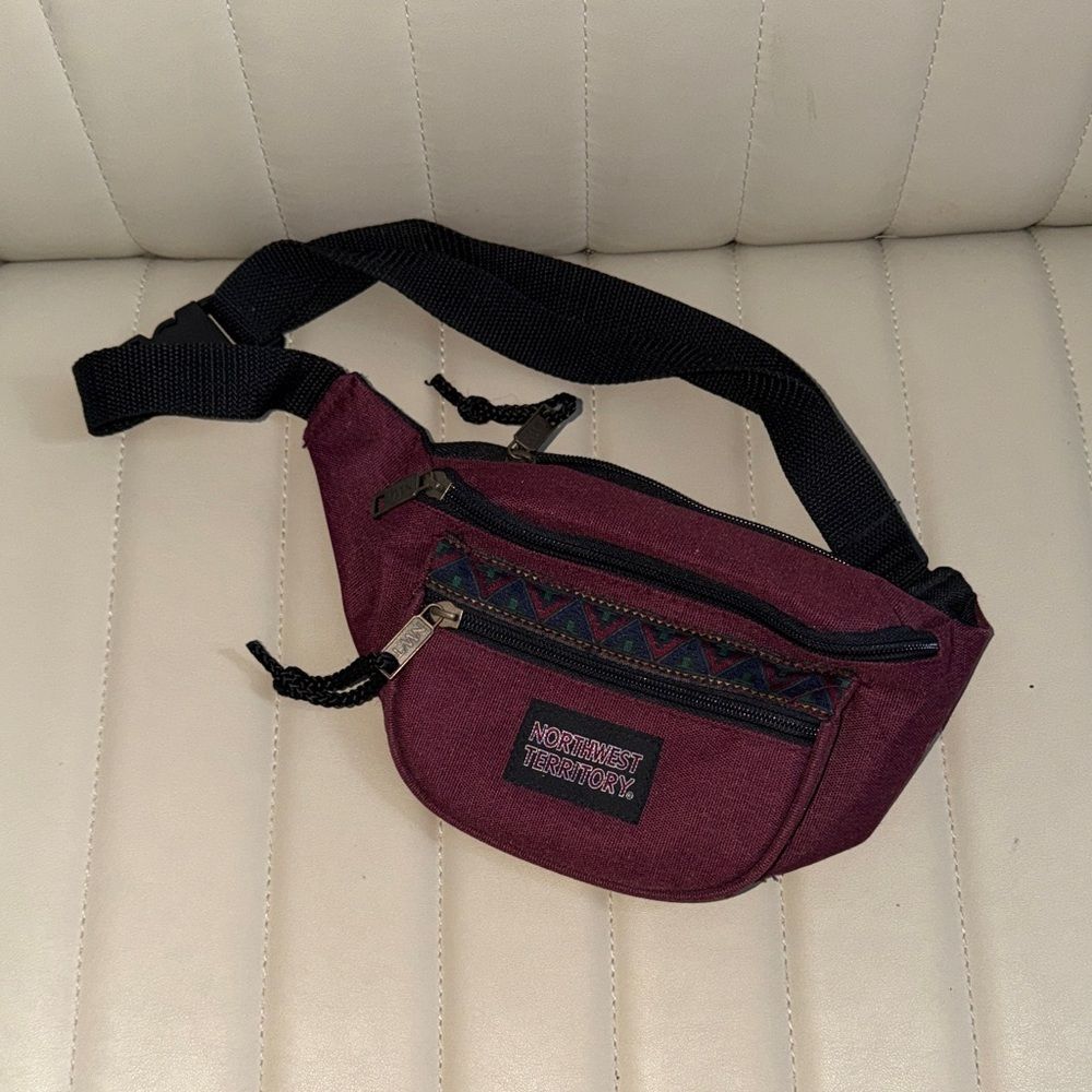 Unbranded Men's Red and Black Bag